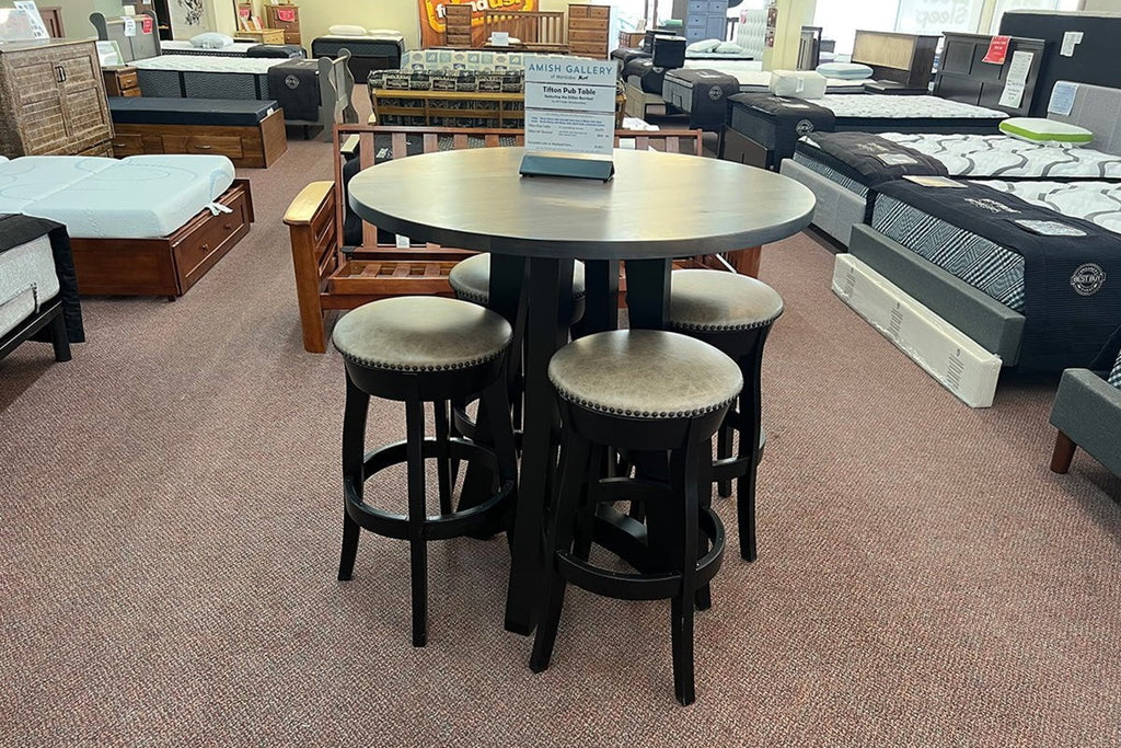 Best Sleep Centre Inc. Opportunity Buys Internet Returns Amish Made Tifton Pub Table & 4 Stools