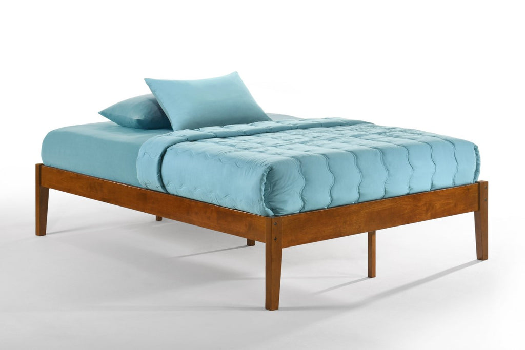 Chilipepper Hardwood Platform Bed - Cherry