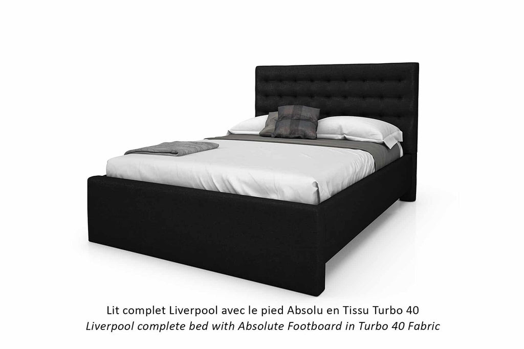 Liverpool Upholstered Fabric Bed