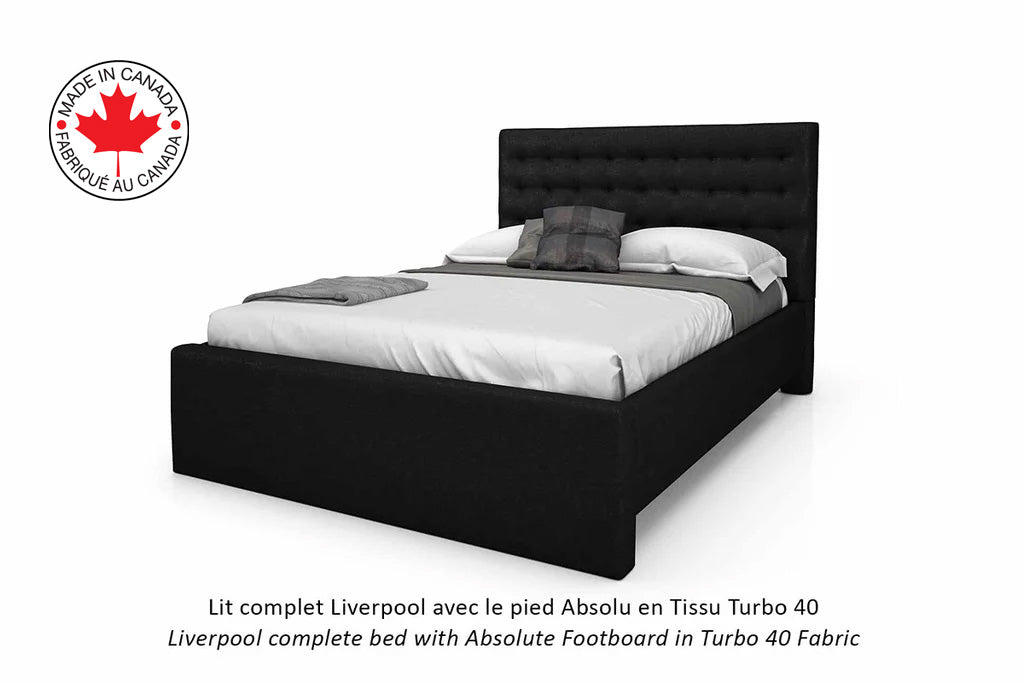 Liverpool Upholstered Fabric Bed (Headboard Only)