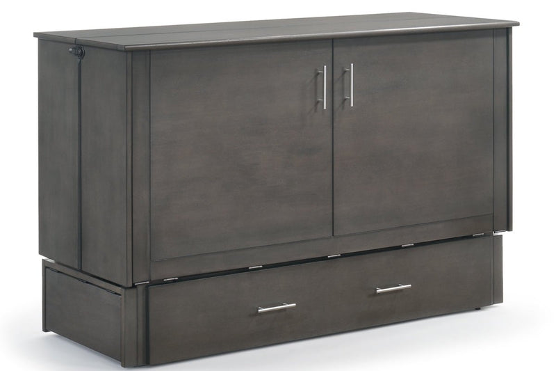 Night and Day Furniture Murphy Cabinet Beds Stonewash Sagebrush Murphy Cabinet Bed